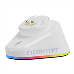 Wireless Magnetic Mouse Charging Dock with Dual USB Port RGB Light Charger Base for Logitech GPW/GProX/G502/X/G903