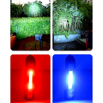 Multi Light Source 250LM Portable LED Flashlight with Side Light USB Rechargeable Strong Light Outdoor Portable LED Torch Maintenance Light for Camping Outdoors Home Emergency