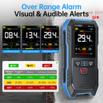 LinkMejor WMT-10 Moisture Meter 2.4 Inch TFT Screen High Precision 0.1% Resolution Rechargeable Battery for Wood Wall Tester