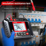 LinkMejor KM502C Insulation Resistance Tester 1000V Output Voltage 20GΩ Range Digital Megohmmeter High Voltage Testing Auto Discharge Function Backlit Screen