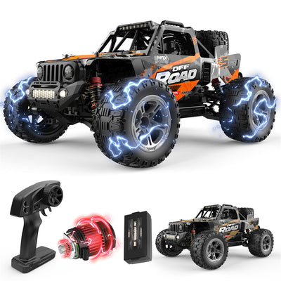 LinkMejor 9208E/208E RTR 1/10 2.4G 4WD 40km/h/60km/h Brushed/Brushless RC Car Full Proportional LED Light High Speed Off-Road Pickup Truck Vehicles Models Toys