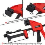 Woodworking MFT Dog Clamp 4"/10"/16" Vertical Bench Clamp for 20mm Dog Hole 60kg Heavy Duty Clamping Force Tool-Free Locking System