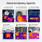 Fire Eye Ultra Infrared Thermal Camera 256x192 HD Touch Screen Laser Positioning Portable PCB Short Circuit Fault Repair Tool