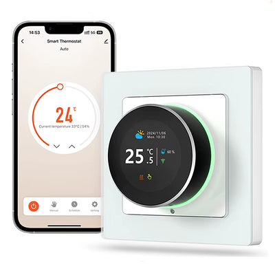 WT20R Tuya WiFi Smart Knob Thermostat Electric Heating Water Gas Boiler Temperature Controller Works With Alexa Google Home