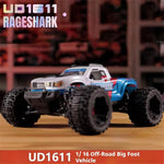 LinkMejor 1611 RTR 1/16 2.4G 4WD 30km/h RC Car LED Light High Speed Off-Road Truck Full Proportional Vehicles Models Oil Filled Shocks Toys