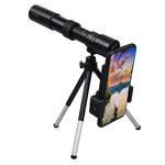 IPRee 10-300x40 Zoom Telescope HD 4K Portable Strong Long Range Professional Monocular BAK4-Prisms For Hunting Camping