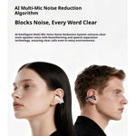 ASUS Adol J15 OWS Headset Wireless bluetooth 6.0 Earphone 12mm Dual Magnetic Diaphragm 360° Spatial Sound IP55 Waterproof Earclips Sports Headphones