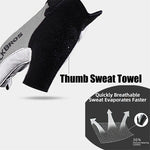 LinkMejor Half Finger Bicycle Gloves PU Leather Breathable Non-slip  Fashion Gloves for MTB Bike Cycling Fun