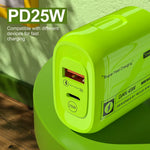 [GaN Tech] APD-555 45W 2-Port USB PD Charger USB-A+USB-C PD Fast Charging Wall Charger Adapter EU Plug US Plug for iPhone 16 15 14 13 Pro Max for Huawei Mate XT for Xiaomi MIX Fold4 for Samsung Galaxy Z Flip6