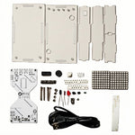 Electronic LED Dot Matrix Hourglass DIY Kit Gravity Sensor Adjustable Countdown Timer Clock Educational Soldering Practice Kit