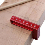 LinkMejor 75x45mm Square 90 Degree Right Angle Ruler L Square Ruler Aluminum Alloy Woodworking Scriber