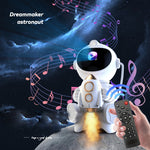 LinkMejor Astronaut Projection Lamp With Bluetooth Speaker Rocket Astronaut Starry Sky Lamp Atmosphere Lamp Night Lamp Gift Ornaments