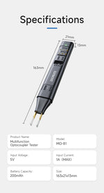 LinkMejor MO-81 Multifunction Optocoupler Tester 7-in-1 5V For Optocouplers IGBTs SCRs TL431 Transistors MOSFETs
