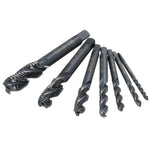 Drillpro 7pcs M3-M12 HSS Nitriding Coated Screw Tap Metric Right Hand Spiral Screw Thread Tap