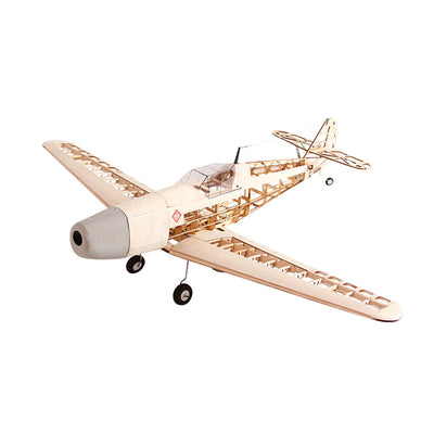 LinkMejor Messerchmitt BF109 Fighter 1070mm Wingspan Balsa Wood RC Airplane Warbird KIT