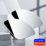 Car Rearview Mirror 360° Car Blind Spot Mirror Glass Car Small Round Mirror Ultra-Clear Wide-View Reversing Auxiliary Mirror