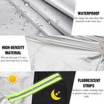 190T Car Cover Indoor Outdoor Snow Sun UV Snow Dust Resistant Protection Universal
