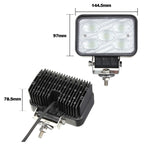 Spot work Lamp Light Flood Beam For Trailer Off Road Boat Truck 4x4