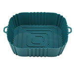 1PC Baking Tray Silicone Tray for Air Fryer Oven Fried Chicken Pizza Mat Oilless Silicone Pan Air Fryer Accessories