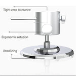 Mini Hobby Vise CNC Aluminum Alloy 360 Swivel Adjustable Pin Vise 8 Bench Pins 50mm Clamping Width Table Vice Clamp Action Figure DIY Jewelry Watch