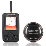 Wireless Sonar Fish Finder Portable 100m Range 2-120ft Depth LCD Display 125KHz Frequency Ice Fishing Accessories
