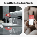MOES Tuya ZigBee3.0 Water Leak Sensor Smart Flood Detector APP Alerts Remote Monitoring for Home Pipe Protection Smart Life APP