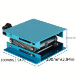 100x100mm Aluminum Alloy Lab Jack Stand Table Lift Laboratory Support Jack Platform Lab Lift Stand Table Lab Stand Lifter