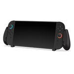 LinkMejor TNS-3179 Switch2 Console Grip Ergonomic Hand Grip 5 Game Card Slots Built-in Stand Portable Gaming Accessories for Nintendo Switch2