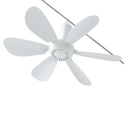Tevorex 5 / 6 / 8 Leaves Electric Ceiling Fan Silent Low Noise Energy Saving with Remote Cable Lightweight Portable for Camping Bed Dormitory Tent