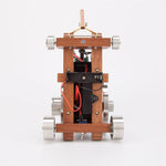 LinkMejor 1/8 Scale 3.6CC Mini Vintage Single Cylinder Four-Stroke ICE Working Gasoline Engine Model w/ Trailer Ready to Run 1140