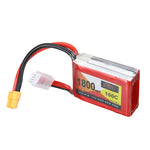 LinkMejor 11.1V 1800mAh 100C 3S  LiPo Battery XT60 Plug for RC Drone