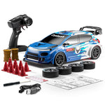 LinkMejor SG718 RTR 1/24 2.4G 4WD Drift RC Car Mini LED Light Remote Control High Speed On-Road Racing Vehicle Model Boys Gifts Toys