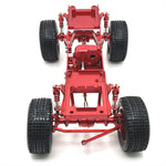 Upgraded Metal Frame Front Rear Door Axle for Land Rover MNRC MN168 1/12 RC Cars Vehicles Models Spare Parts Accessories
