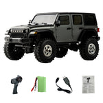 LinkMejor C8801 RTR 1/18 2.4G 4WD RC Car Rock Crawler Off-Road Climbing Truck Full Proportional LED Light Vehicles Models Toys