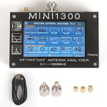 Mini 1300 Portable Antenna Analyzer 0.1-1300MHz SWR Meter Frequency Scan S21 Spectrum Analyzer TDR LC Meter Signal Generator USB Rechargeable VNA