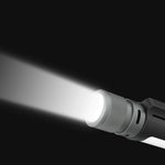 LinkMejor 6-in-1 1000lm Dual-light Zoomable Alarm Flashlight USB-C Rechargeable Mobile Power Bank Magnetic Camping Work Light