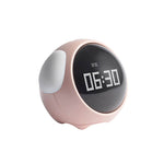Alarm Clock with Cute Expression Voice-Activated Numpopularity Alarm Clocks Rechargeable LED Night Lights