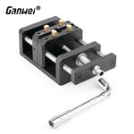Ganwei Self Centering Woodworking Clamp Vise MGO-000-0167 CNC Aluminum Alloy Compact Design V Trough Precision Alignment Drill Press Tool