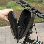 LinkMejor 2/3/4L Electric Bike Bag Waterproof Double Zipper Hard Shell Front Hangding Storage Bag for Electric Bicycle Scooter