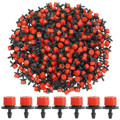 10PCs 8 Holes Water Irrigation Drip Sprinkler Head For 4/7mm Pipe Garden Irrigation Greenhouse Planting
