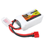 LinkMejor 11.1V 1300MAH 20C 3S Lipo Battery T Plug for RC Car