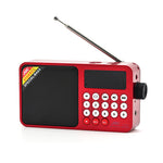 IPRee FM Radio Support Bluetooth 5.4 Mode Portable Wireless Multifunctional Automatic Search Support USB TF Card MP3 Player with Emergency Lighting