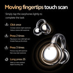 LinkMejor Wireless bluetooth 5.4 Earphone Spatial Sound Directional Sound HD Calling 60H Playback Open-ear Earclips Sports Headphones