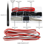 JR 3P Connector Kit 22AWG 3 Meter Cable 0.8A 300V Secure Locking Heat Shrink Tubing RC Model Robotics Electronics