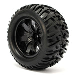 4PCS Wheel Rim & Tires HSP 1:10 Monster Truck RC Car 12mm Hub 88005