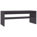 Coffee Table Gray 39.4"x15.7"x15.7" Chipboard