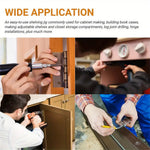 Drill gauge Bake lite Acrylic Door Hinge Drilling Positioning Plate Multifunctional Door Hinge Drilling Vertical Hole Positioning Plate Woodworking Tool