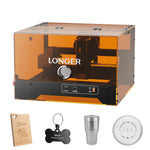 [EU/US/UK Direct] LONGER Ray5 miniS 5.5W Laser Engraver 130x140mm Work Area 0.04mm Ultra Fine Spot 12000mm/min Speed WiFi App Control Lightburn Support for Wood Metal Acrylic