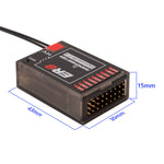 Radiomaster ER8 2.4GHz 8CH ExpressLRS ELRS RX 100mW PWM Receiver Support Voltage Telemetry for FPV RC Drone Airplane Glider