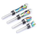 LinkMejor 1/4 Inch 6.35mm Shank Nano Coated Spiral Compression Flush Trim Router Bit Top & Bottom Bearing Milling Cutter for Wood MDF Decorative Panels